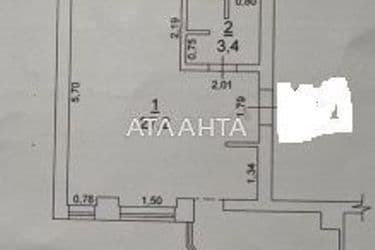 1-room apartment apartment by the address st. Solnechnaya (area 30 m²) - Atlanta.ua - photo 18