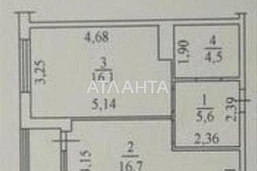 1-кімнатна квартира за адресою вул. Франка Івана (площа 46,2 м²) - Atlanta.ua - фото 20