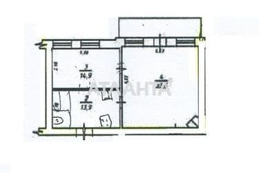 2-кімнатна квартира за адресою Красный пер. (площа 70 м²) - Atlanta.ua - фото 11