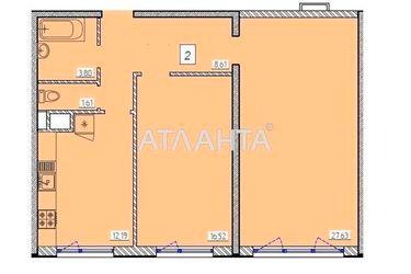 2-rooms apartment apartment by the address st. Zhemchuzhnaya (area 69,5 m²) - Atlanta.ua - photo 8
