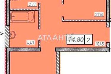 2-rooms apartment apartment by the address st. Zhemchuzhnaya (area 74,5 m²) - Atlanta.ua - photo 6