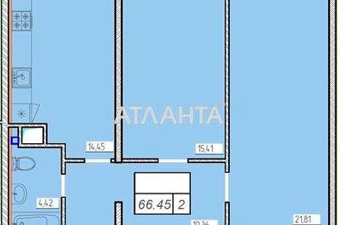 2-rooms apartment apartment by the address st. Zhemchuzhnaya (area 65,5 m²) - Atlanta.ua - photo 9