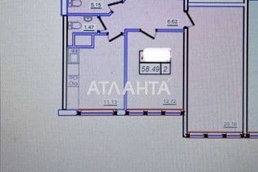 2-rooms apartment apartment by the address st. Zhemchuzhnaya (area 59 m²) - Atlanta.ua - photo 22