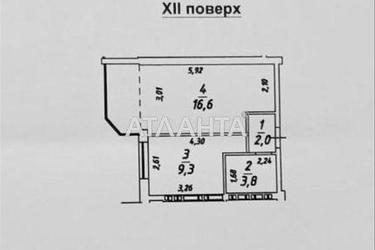1-кімнатна квартира за адресою вул. Малиновського марш. (площа 35,1 м²) - Atlanta.ua - фото 16