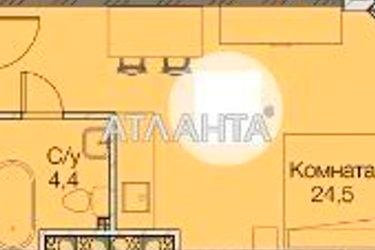 1-room apartment apartment by the address st. Paustovskogo (area 33 m²) - Atlanta.ua - photo 14
