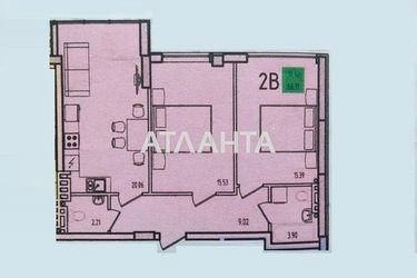 2-комнатная квартира по адресу ул. Марсельская (площадь 56,1 м²) - Atlanta.ua - фото 18