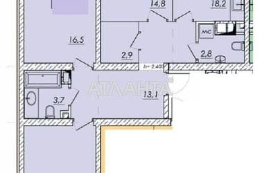3-rooms apartment apartment by the address st. Prokhorovskaya Khvorostina (area 94,4 m²) - Atlanta.ua - photo 6