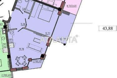 1-room apartment apartment by the address st. Fontanskaya dor Perekopskoy Divizii (area 43,1 m²) - Atlanta.ua - photo 12