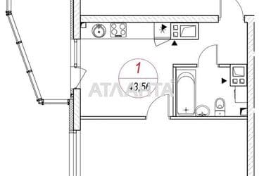 1-room apartment apartment by the address st. Srednefontanskaya (area 44 m²) - Atlanta.ua - photo 6