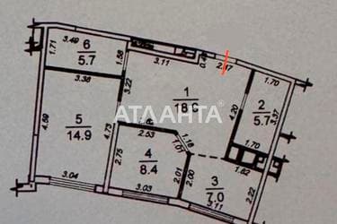 2-комнатная квартира по адресу ул. Каманина (площадь 63 м²) - Atlanta.ua - imageAlt 42
