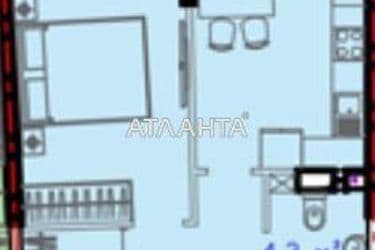1-кімнатна квартира за адресою вул. Гоголя (площа 43,4 м²) - Atlanta.ua - фото 7