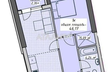 1-room apartment apartment by the address st. Kurortnyy per (area 46,2 m²) - Atlanta.ua - photo 10
