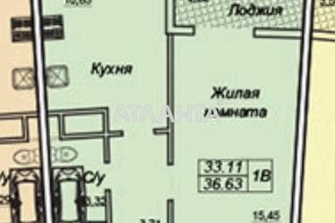 1-кімнатна квартира за адресою вул. Генуезька (площа 37 м²) - Atlanta.ua - фото 20