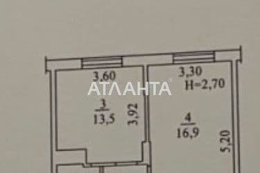 1-room apartment apartment by the address st. Ovidiopolskaya dor (area 44 m²) - Atlanta.ua - photo 12