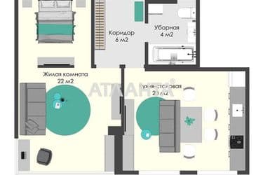 1-room apartment apartment by the address st. Bocharova gen (area 52,1 m²) - Atlanta.ua - photo 12
