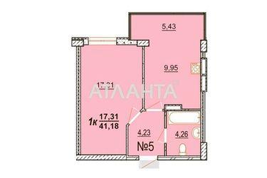 1-room apartment apartment by the address st. Bocharova gen (area 42,4 m2) - Atlanta.ua - photo 10