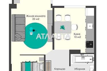 1-room apartment apartment by the address st. Bocharova gen (area 38,9 m2) - Atlanta.ua - photo 12
