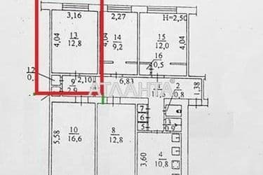 Room in dormitory apartment by the address st. Artilleriyskaya (area 13 m²) - Atlanta.ua - photo 18