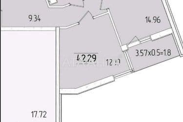 1-room apartment apartment by the address st. Krasnova (area 42,3 m²) - Atlanta.ua - photo 8