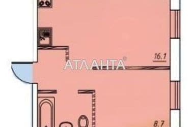 1-комнатная квартира по адресу ул. Инглези (площадь 32,2 м²) - Atlanta.ua - фото 15