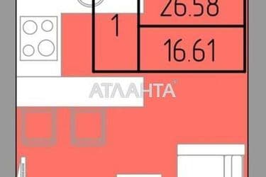 1-room apartment apartment by the address st. Pishonovskaya (area 28 m²) - Atlanta.ua - photo 10