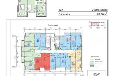 2-rooms apartment apartment by the address st. Posmitnogo (area 63,1 m²) - Atlanta.ua - photo 5