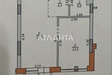 1-кімнатна квартира за адресою Замарстинівська вул. (площа 40,7 м²) - Atlanta.ua - фото 32
