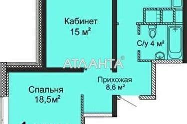 2-кімнатна квартира за адресою вул. Варненська (площа 60,6 м2) - Atlanta.ua - фото 12