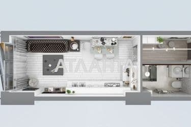 1-room apartment apartment by the address st. Gagarinskoe plato (area 26,1 m²) - Atlanta.ua - photo 10