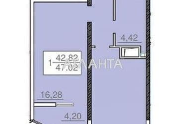 1-room apartment apartment by the address st. Italyanskiy bul Tomasa ul (area 48 m²) - Atlanta.ua - photo 9