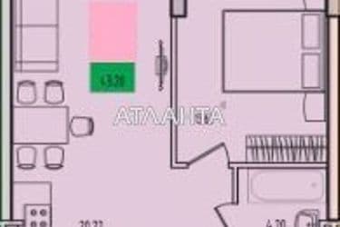 1-room apartment apartment by the address st. Marselskaya (area 43,5 m²) - Atlanta.ua - photo 10