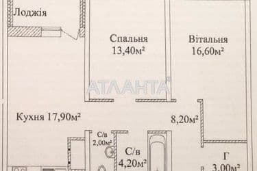 2-rooms apartment apartment by the address st. Zhabotinskogo Proletarskaya (area 70,0 m2) - Atlanta.ua - photo 7