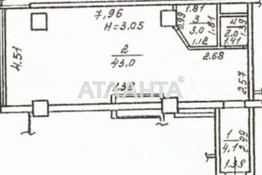 1-кімнатна квартира за адресою вул. Генуезька (площа 52,1 м²) - Atlanta.ua - фото 20