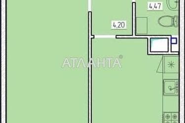 1-комнатная квартира по адресу ул. Жемчужная (площадь 42,4 м²) - Atlanta.ua - фото 26