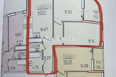 2-rooms apartment apartment by the address st. Krasnova (area 62,7 m²) - Atlanta.ua - photo 37