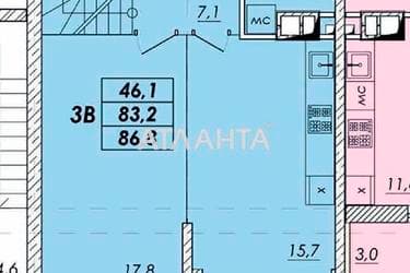 3-кімнатна квартира за адресою вул. Прохорівська (площа 84,4 м²) - Atlanta.ua - фото 62