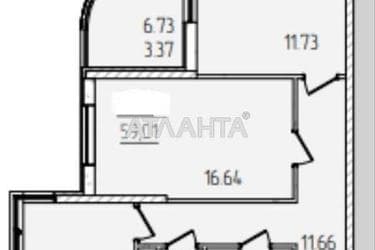 2-комнатная квартира по адресу ул. Краснова (площадь 59 м²) - Atlanta.ua - фото 8