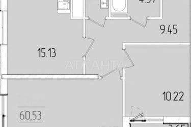 2-rooms apartment apartment by the address st. Krasnova (area 60,2 m²) - Atlanta.ua - photo 10