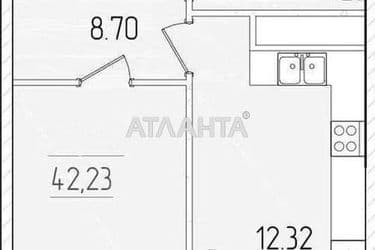 1-room apartment apartment by the address st. Krasnova (area 42,2 m²) - Atlanta.ua - photo 8