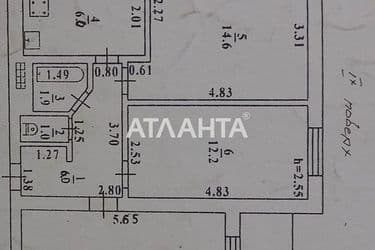 3-комнатная квартира по адресу ул. Заболотного ак. (площадь 58,1 м²) - Atlanta.ua - фото 38