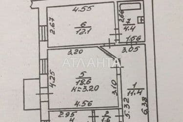 2-rooms apartment apartment by the address st. Grecheskaya Karla Libknekhta (area 56 m²) - Atlanta.ua - photo 26