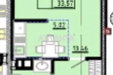 1-room apartment apartment by the address st. Franko Ivana (area 33,6 m²) - Atlanta.ua - photo 11
