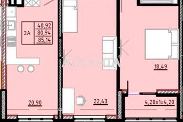 2-rooms apartment apartment by the address st. Franko Ivana (area 84,7 m2) - Atlanta.ua - photo 12