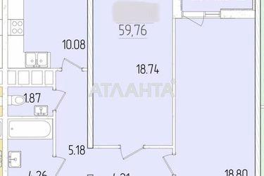 2-rooms apartment apartment by the address st. Krasnova (area 59,8 m2) - Atlanta.ua - photo 6