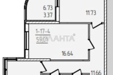 1-room apartment apartment by the address st. Krasnova (area 59 m²) - Atlanta.ua - photo 10