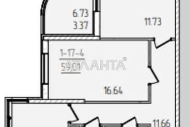 1-кімнатна квартира за адресою вул. Краснова (площа 59 м²) - Atlanta.ua - фото 10