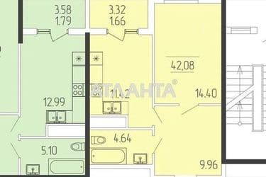 1-room apartment apartment by the address st. Krasnova (area 42,8 m²) - Atlanta.ua - photo 6