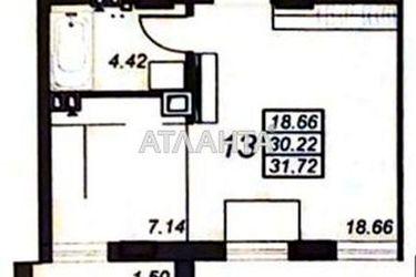 1-room apartment apartment by the address st. Aleksandriyskaya (area 31,7 m²) - Atlanta.ua - photo 13