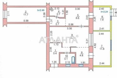 4+-rooms apartment apartment by the address st. Korabelnaya (area 75 m²) - Atlanta.ua - photo 14