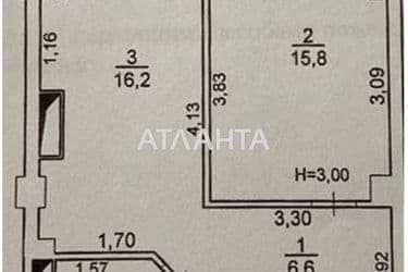 1-room apartment apartment by the address st. Dolgaya (area 40,4 m²) - Atlanta.ua - photo 16